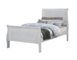 Louis Philip Greige Sleigh Panel Twin Bed from Ella Furniture