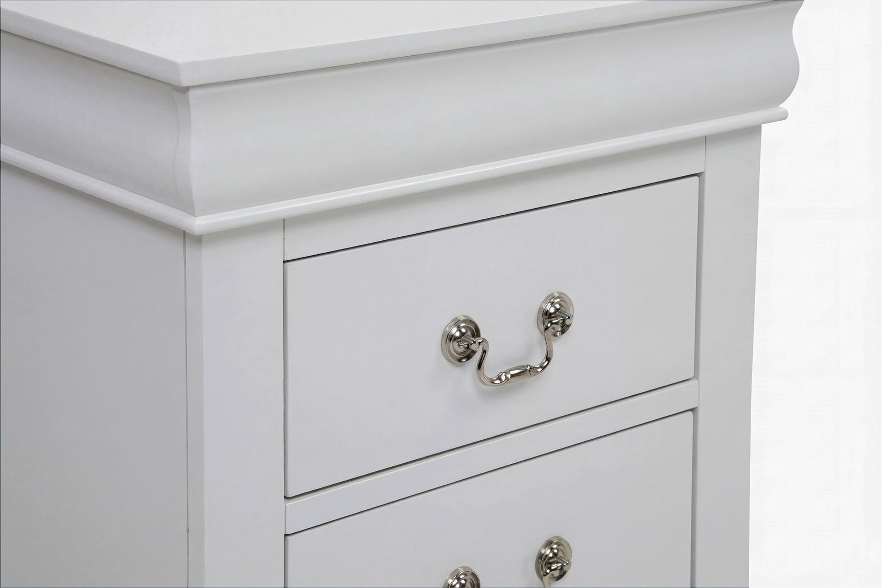 Louis Philip Greige Sleigh Panel Bedroom Set view 13