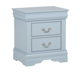 Louis Philip Nightstand in Blue Finish from Ella Furniture