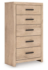 Sanginlane Tan Chest of Drawers