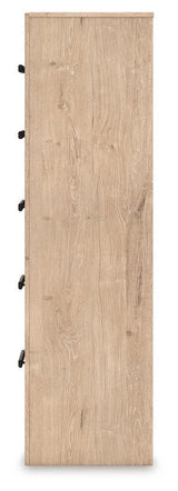 Sanginlane Tan Chest of Drawers