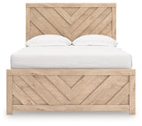 Sanginlane Tan Full Panel Bed