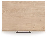 Sanginlane Tan Nightstand