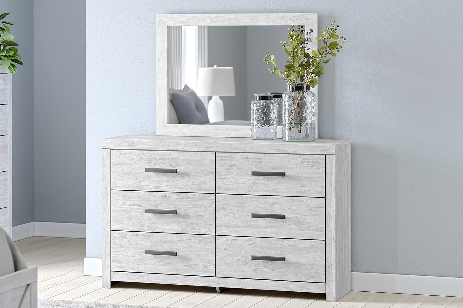 Cayboni Whitewash Panel Bedroom Set view 19