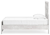 Cayboni Whitewash Twin Panel Bed