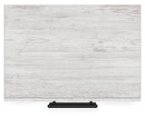 Cayboni Whitewash Casual Nightstand with 2 Drawers