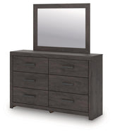 Prendonea Charcoal Dresser and Mirror