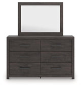 Prendonea Charcoal Dresser and Mirror