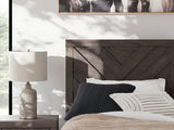 Prendonea Charcoal Twin Panel Bed