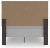 Prendonea Charcoal Full Panel Bed