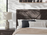 Prendonea Charcoal Full Panel Bed
