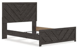 Prendonea Charcoal Queen Panel Bed