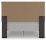 Prendonea Charcoal Queen Panel Bed
