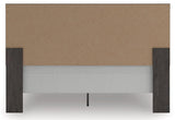 Prendonea Charcoal King Panel Bed