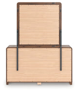 Fortlorn Walnut Brown Dresser and Mirror
