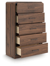 Fortlorn Walnut Brown Chest of Drawers