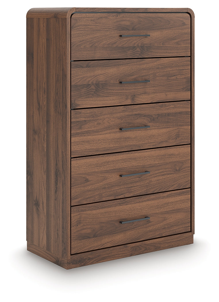 Fortlorn Walnut Brown Chest of Drawers