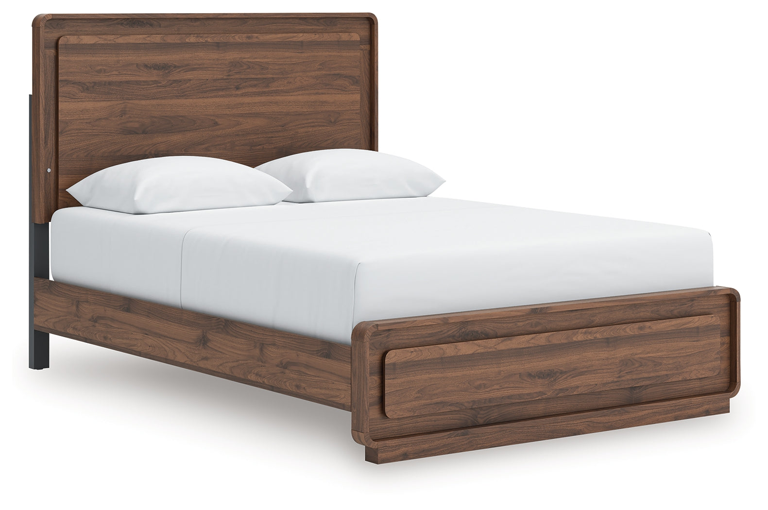 Fortlorn Walnut Brown Queen Panel Bed