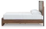 Fortlorn Walnut Brown Queen Panel Bed
