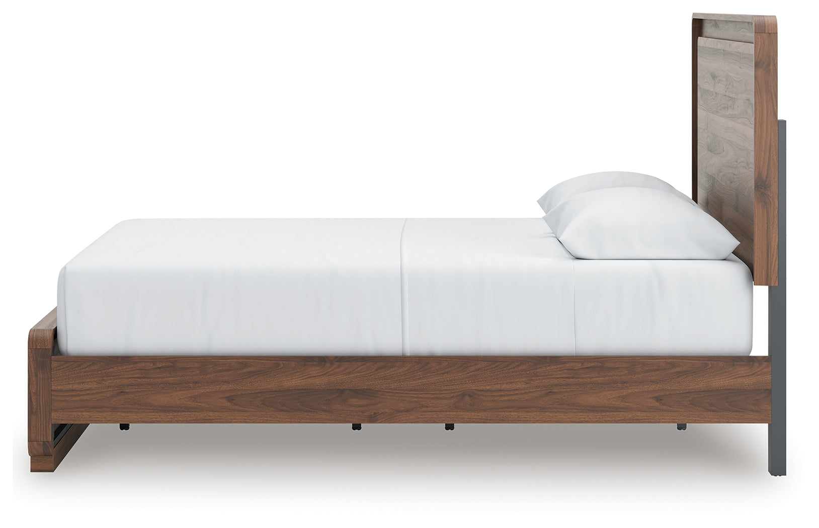 Fortlorn Walnut Brown Queen Panel Bed