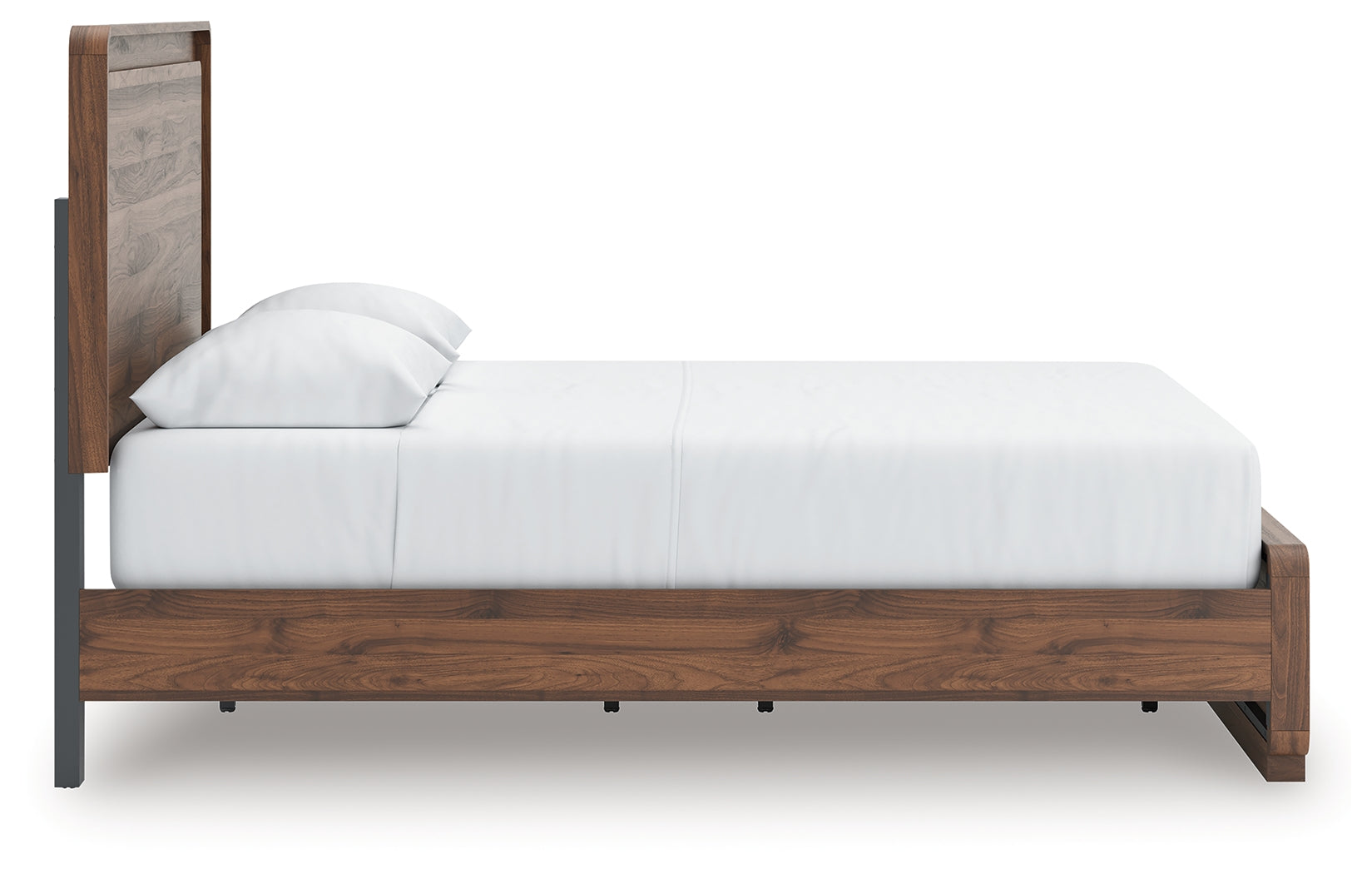 Fortlorn Walnut Brown Queen Panel Bed