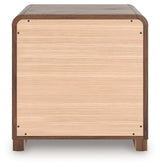 Fortlorn Walnut Brown Nightstand