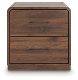 Fortlorn Walnut Brown Nightstand