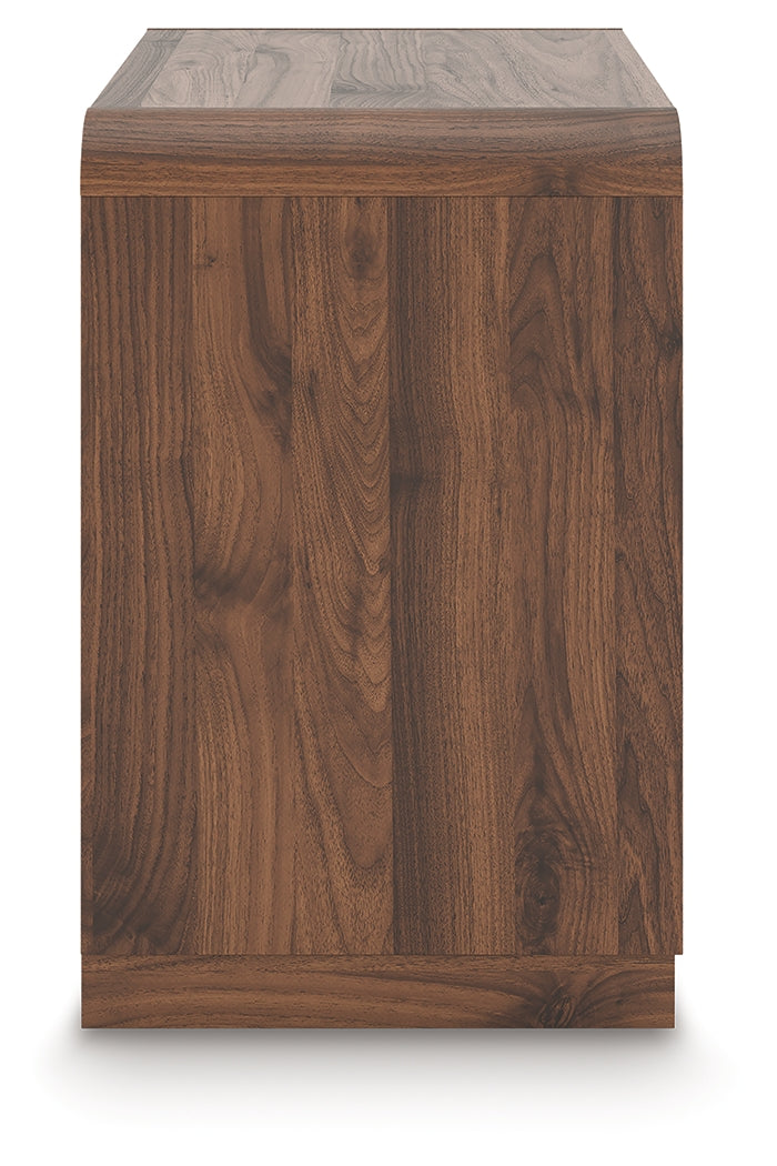 Fortlorn Walnut Brown Nightstand