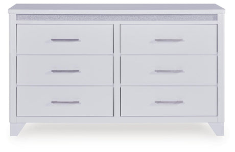 Jarlee White Dresser view 4