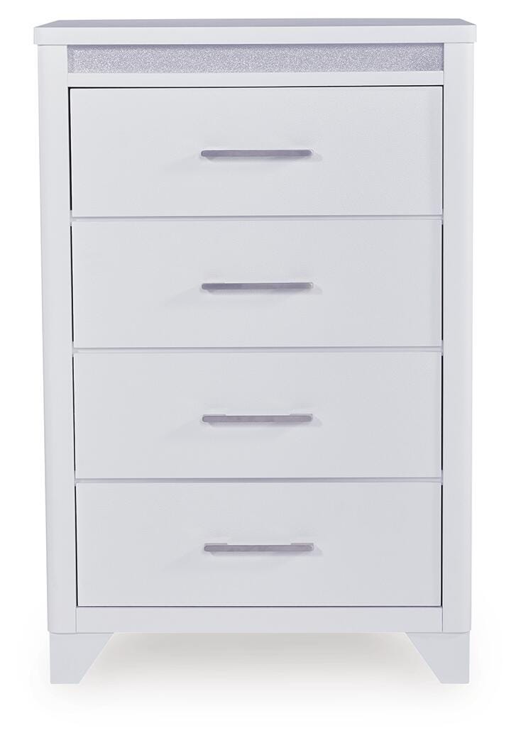 Jarlee White Chest of Drawers view 4
