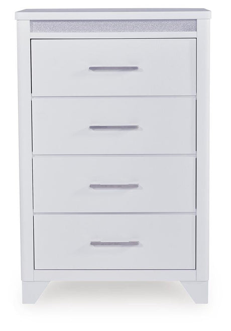 Jarlee White Chest of Drawers view 4