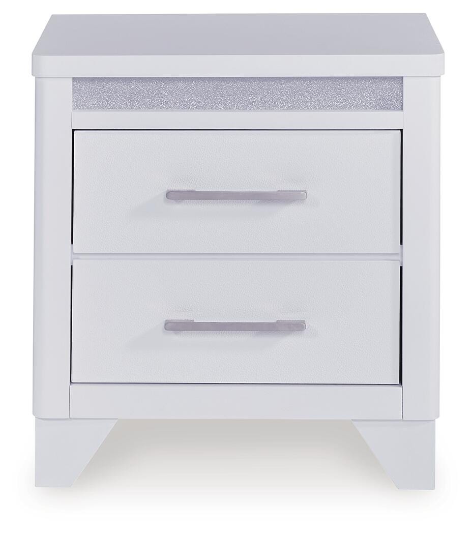 Jarlee White Nightstand view 4