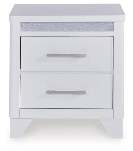 Jarlee White Nightstand view 4