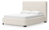 Brintstreet Beige Next-Gen Nuvella™ Queen Upholstered Bed