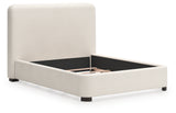 Brintstreet Beige Next-Gen Nuvella™ Queen Upholstered Bed