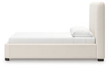 Brintstreet Beige Next-Gen Nuvella™ Queen Upholstered Bed