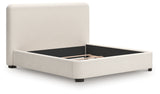 Brintstreet Beige Next-Gen DuraPella King Upholstered Bed