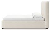 Brintstreet Beige Next-Gen DuraPella King Upholstered Bed
