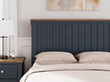 Landocken Brown/Blue Full Panel Bed