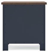 Landocken Brown/Blue Panel Bedroom Set view 22