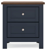 Landocken Brown/Blue Nightstand