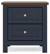 Landocken Brown/Blue Panel Bedroom Set view 19