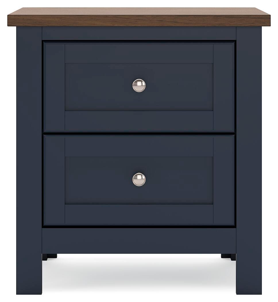 Landocken Brown/Blue Panel Bedroom Set view 19