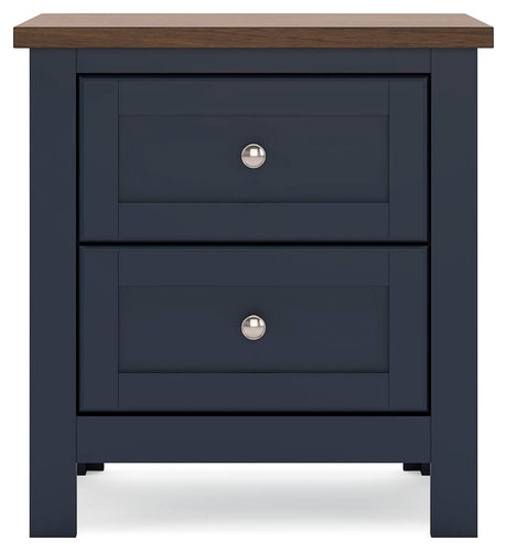 Landocken Brown/Blue Panel Bedroom Set view 19