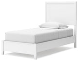 Binterglen White Twin Panel Bed