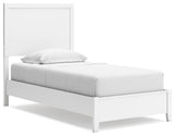 Binterglen White Twin Panel Bed