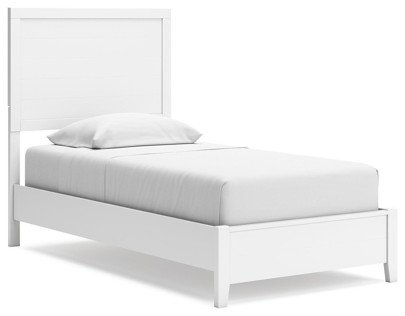 Binterglen White Twin Panel Bed