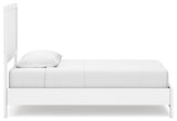 Binterglen White Twin Panel Bed