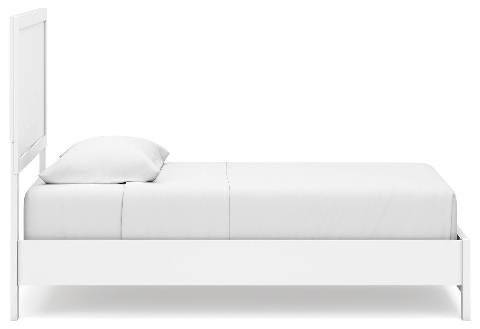 Binterglen White Twin Panel Bed