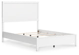 Binterglen White Full Panel Bed